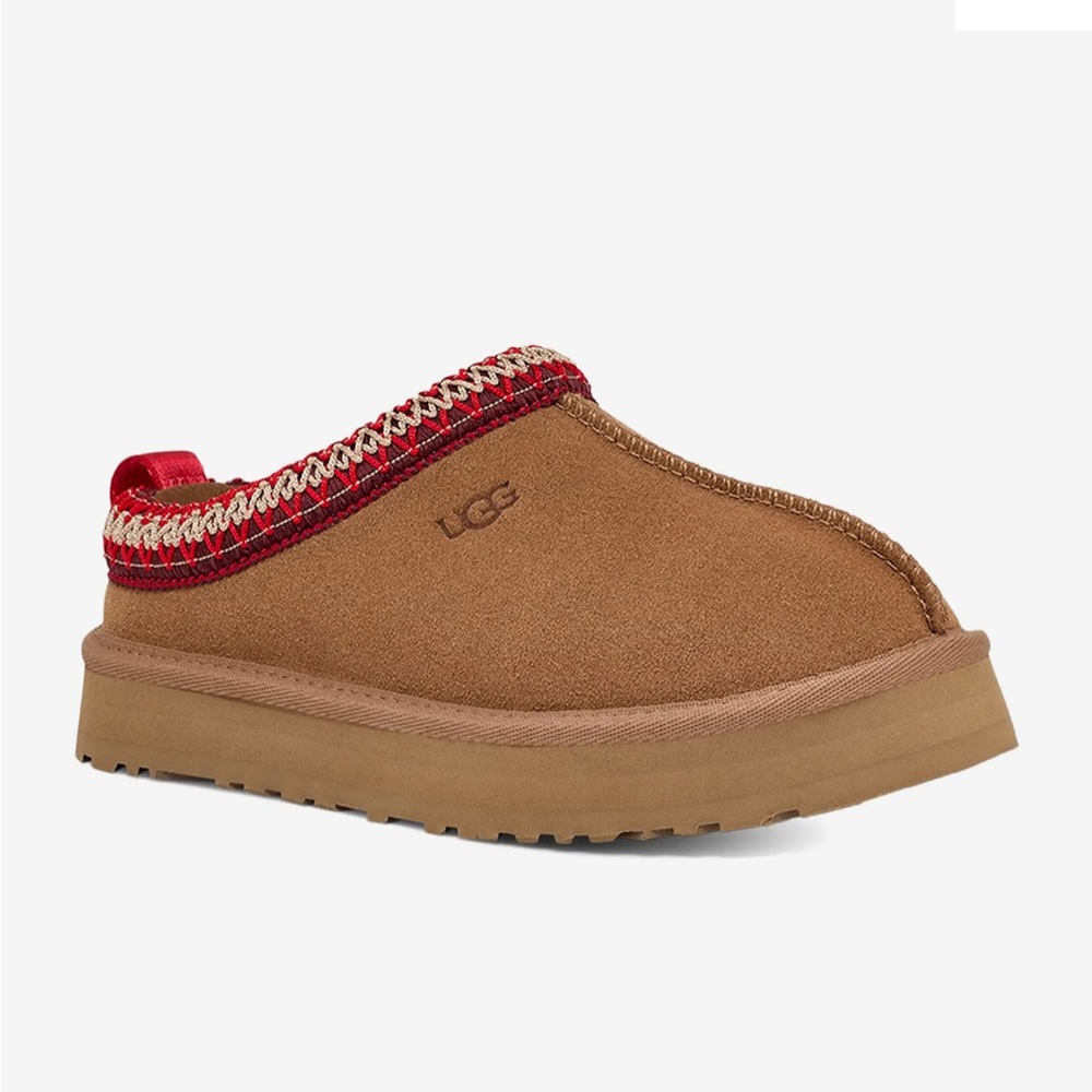 NWT UGG Tazz Slippers Chestnut Size Big Kids Y5/Women’s 7 - Picture 3 of 16